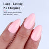 Picture of Imtiti Pastel Gel Nail Polish,0.5 Fl Oz Pastel Milky Pink Gel Polish Soak Off LED U V Nail Gel Polish Spring Summer Easter Gel Nail Polish DIY Nail Art Starter Manicure Salon Gel Nail Kit