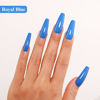 Picture of Imtiti Blue Gel Nail Polish, 0.5 Fl Oz Royal Blue Gel Polish Soak Off LED UV Nail Gel Polish Spring Summer Gel Nail Polish DIY Nail Art Starter Manicure Salon Gel Nail Kit