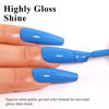 Picture of Imtiti Blue Gel Nail Polish, 0.5 Fl Oz Royal Blue Gel Polish Soak Off LED UV Nail Gel Polish Spring Summer Gel Nail Polish DIY Nail Art Starter Manicure Salon Gel Nail Kit