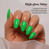 Picture of Imtiti Neon Gel Nail Polish, 0.5 Fl Oz Neon Green Gel Polish Soak Off LED U V Nail Gel Polish Spring Summer Gel Nail Polish DIY Nail Art Starter Manicure Salon Gel Nail Kit for Women Girls