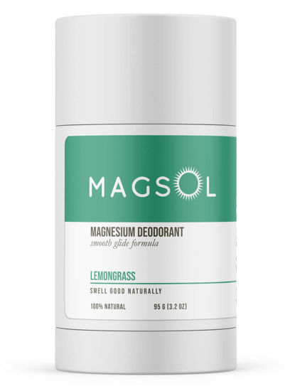 Picture of MAGSOL Natural Deodorant for Men & Women - Perfect for Ultra Sensitive Skin, Aluminum Free Deodorant for Men, Aluminum Free Deodorant for Women, Baking Soda Free (Lemongrass)