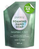 Picture of Puracy Foaming Hand Soap Refill - Plant-Powered Natural Hand Soap As Seen on TikTok, Non-Toxic, Sulfate-Free Liquid Soap, Moisturizing Foam Handwash Liquid (Cucumber & Mint, 48 fl oz)