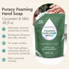 Picture of Puracy Foaming Hand Soap Refill - Plant-Powered Natural Hand Soap As Seen on TikTok, Non-Toxic, Sulfate-Free Liquid Soap, Moisturizing Foam Handwash Liquid (Cucumber & Mint, 48 fl oz)