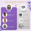 Picture of FORENEE Hair Ties No Damage - 10PCS Ponytail Holders - Elastic Hair Ties for Thick Hair - Braided Hair Bands for Women Girls's Hair - Bright Star