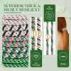 Picture of Hair Ties No Damage - 10PCS Ponytail Holders - Elastic Hair Ties for Thick Hair - Braided Hair Bands for Women Girls's Hair - Green