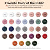 Picture of Modelones 133pcs Poly Nail Gel Kit, 32 Colors Fall Winter Complete Extension Gel Nail Kit with Nail Lamp Slip Solution Builder Nail Kits Nail Art Tools for Starter DIY Nail Supplies Kit