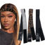 Picture of Atimiaza 3 Pcs Elastic Bands for Wigs - Lace Melting, Edge Wrap to Lay Edges (Silver, Leopard, Black Pack)