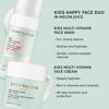 Picture of Evereden Kids Happy Face Duo (Melon Juice) - Multi-Vitamin Kids Face Wash & Kids Face Cream Set - Clean & Vegan Skin Care for Kids 3+ - Moisturizing, Nourishing, & Protective Kids Skin Care Set