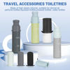 Picture of Mrsdry Bottle Covers for Travel, Elastic Sleeves for Leak Proofing, Travel Size Container Silicone toiletry sleeves, Leak Locks Travel Accessories for Shampoo Conditioner Wash Body Bottles (8pack)
