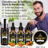 Picture of FULLLIGHT TECH Beard Kit for Men Grooming & Care W/Beard Wash,3 Packs Beard Oil,Beard Balm Leave-in Conditioner,Comb,Brush,Scissors,Premium Gifts for Men Dad Husband