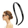 Picture of EVITA PERONI Hair Bands - Designed for Eyewear, No Pressure, No Headache, Comfortable Non-Slip Thin Fashion Headbands for Women's Hair - Black