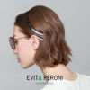 Picture of EVITA PERONI Hair Bands - Designed for Eyewear, No Pressure, No Headache, Comfortable Non-Slip Thin Fashion Headbands for Women's Hair - Black