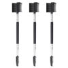 Picture of 3pcs 3 Head Eyebrow Eyelash Shaper Eyelash Comb Double Head Brush Makeup Grooming Tool Cosmetic with 3 Different Spoolie Brushes for Separating Lashes, Eliminating Mascara Clumps, Grooming Brows