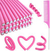 Picture of 30PCS 9.45" Flexi Rods Curlers Set for Short and Long Hair, No Heat Foam Rollers with Steel Comb Buytta