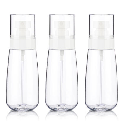 Picture of GIVITASOT 3pack Small Spray Bottle, 3.4oz Travel Spray Bottles, Clear Empty Spray Bottles, Refillable Plastic Spray Bottles