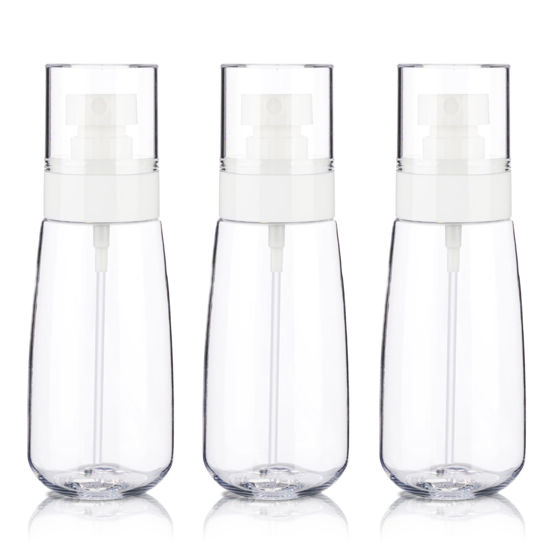 Picture of GIVITASOT 3pack Small Spray Bottle, 3.4oz Travel Spray Bottles, Clear Empty Spray Bottles, Refillable Plastic Spray Bottles