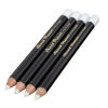 Picture of White Speed Tracer Barber Pencil 4 Pack + Sharpener, Outline Beard Before Trimming for Shaping Tools, Guides, Hair Trimmer, & Shaver, Cut Buddy