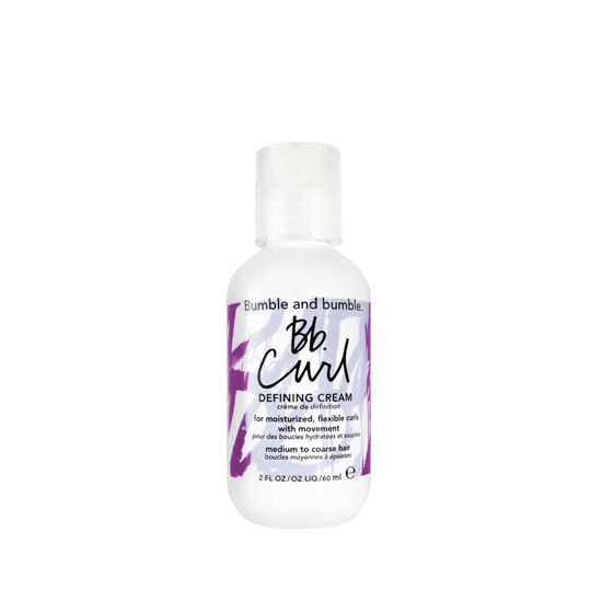 Picture of Bumble and bumble. Curl Defining Styling Cream | For Moisturized Flexible Curls | Anti Frizz | Coily, Curly, Wavy |With Jojaba Oil, Avocado Oil + Coconut Oil | Travel Size, 2 Fl Oz