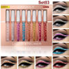 Picture of evpct 8 Colors Liquid Glitter Eyeliner Liquid Sets Glitter Eye Liners for Women Liquid White Silver Rose Gold Pink Liquid Sparkly Glitter Eyeliner