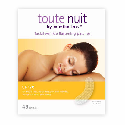Picture of Toute Nuit Facial Wrinkle Patches, Face Tape, Curve, Fine Lines Around Eyes and Mouth, 48 Patches