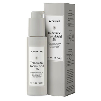 Picture of Naturium Tranexamic Topical Acid 5%, Face & Skin Care, with Kojic Acid, Niacinamide & Licorice Root, 1 oz