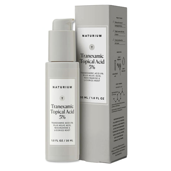 Picture of Naturium Tranexamic Topical Acid 5%, Face & Skin Care, with Kojic Acid, Niacinamide & Licorice Root, 1 oz