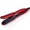 Picture of MBHAIR Ceramic Crimper Iron for Fluffy Hairstyle Curling Iron, Corrugation Crimper Hair Irons, Anti Static Ceramic Hair Crimping Iron Adjust Temperature (Red)