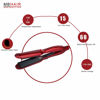 Picture of MBHAIR Ceramic Crimper Iron for Fluffy Hairstyle Curling Iron, Corrugation Crimper Hair Irons, Anti Static Ceramic Hair Crimping Iron Adjust Temperature (Red)