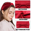 Picture of Yeshan Wide Headbands for Women Non Slip Turban Headband, Boho Elastic Headband Sweat Bands Yoga Hair Bands for Women's Hair，Pack of 8
