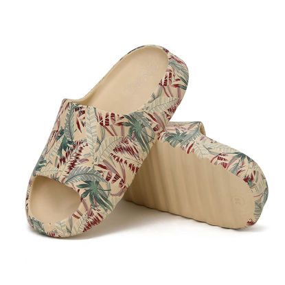 Picture of Platform Pillow Slippers Slides for Women and Men, EVA Anti-Slip Cloud Slippers Lightweight Spa Open Toe Shower Sandals for Indoor & Outdoor