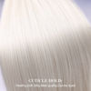 Picture of Clip in Synthetic Hair Extensions Platinum Blonde 20 Inch Full Head Ice Blonde Hair #60 Clip in Extensions 4Pcs Clip in Hair Extensions(4pcs, 20Inch, 60#)
