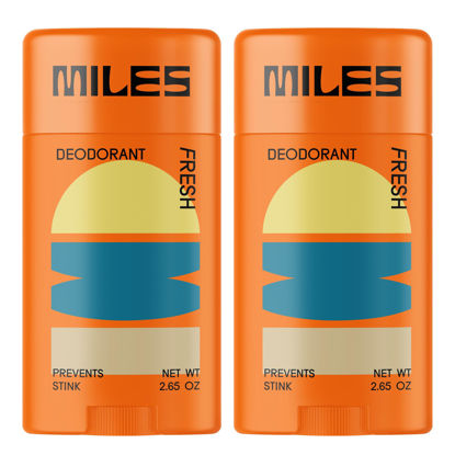 Picture of Miles Kids Deodorant for Boys and Girls - Aluminum Free Deodorant for Kids and Teens, Natural, Hypoallergenic, Made in USA - Fresh Scent - 2-Pack