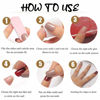 Picture of DANMANR Long Press on Nails Square French Fake Nails Full Cover Nude Acrylic False Nails for Women and Girls 24PCS (French White)