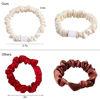 Picture of Ivyu Hair Ties Satin Scrunchies - Small Mini Scrunchy for Women Thick Thin Hair Accessories Cute Soft No Slip Hair Elastics Ponytail Holder for Curly Hair No Damage Hairties Gift for Girls… Champagne