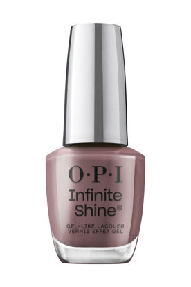 Picture of OPI Infinite Shine You Don't Know Jacques! | Opaque Dark Brown Crème Long Wear Gel Like Nail Polish | Vegan, Long Lasting, Streak Free