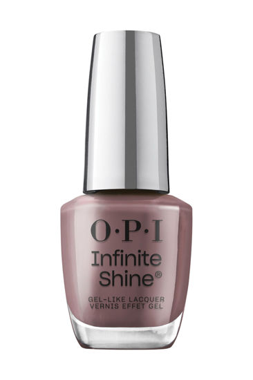 Picture of OPI Infinite Shine You Don't Know Jacques! | Opaque Dark Brown Crème Long Wear Gel Like Nail Polish | Vegan, Long Lasting, Streak Free