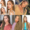 Picture of Liang Dian Pre Stretched Braiding Hair 30 Inch 8 Packs Hot Water Setting Professional Soft Yaki Texture Synthetic Hair Extensions (30 Inch (Pack of 8), #27)