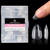 Picture of UNA GELLA Short Almond Fake Nails 600pcs Short Almond Press on Nails Pre-shape Short Almond Gel Nail Tips for Full Cover Acrylic Short Almond Nails False Nails For Nail Extension12 Sizes Gelly Tips