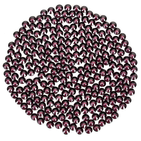 Picture of Rhinestones Non Hotfix Flatback Rhinestones for Crafts Glass Nail Rhinestones Nail Gems Crystals Rhinestones for Makeup Bags Shoes Decoration DIY(SS30,288pcs,Amethyst)