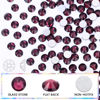 Picture of Rhinestones Non Hotfix Flatback Rhinestones for Crafts Glass Nail Rhinestones Nail Gems Crystals Rhinestones for Makeup Bags Shoes Decoration DIY(SS30,288pcs,Amethyst)