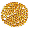 Picture of Novani Rhinestones 3000Pcs Flatback Crystal Round Loose Gemstones Glass Rhinestones for Crafts Makeup Nail Art Clothes Shoes DIY Decorations(SS10, 2.7-2.9mm,Gold Yellow)