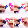 Picture of inice 12 Pack Essential Oil Roller Bottles 10ml Cobalt Blue Glass Bottles Stainless Steel Roll On Ball for Daily Care
