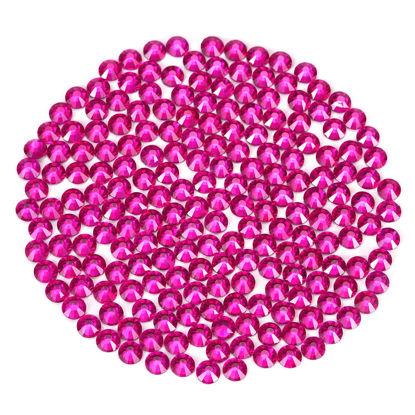 Picture of Novani Rhinestones Flatback Rhinestones Glass Gems Stones Jewels Round Gemstones Non-Hotfix Crystal for Crafts,SS16,1440 Pieces,Peach