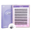 Picture of GAQQI Lash Clusters, Eyelash Clusters 120PCS C Curl Individual Lashes, Wispy Cluster Eyelash Extension 10mm Only, Natural Looking Cluster Lashes （GQ03, C Curl, 10mm)