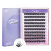Picture of GAQQI Lash Clusters, Eyelash Clusters DIY Lash Extensions D Curl Cluster Lashes 120PCS 14MM Only, Natural and Wispy Individual Lash Wisps (GQ03,14mm,D Curl)