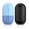 Picture of 2pcs Ice Roller for Face and Eye, Silicone Ice Facial Roller Ice Holder, Face Ice Mold Skin Care, Face Icers Reusable Ice Cube Roller for Shrink Pores Anti Wrinkle Reduce Puffiness, Black Blue