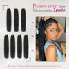 Picture of Dansama Passion Twist Hair Water Wave Braiding Hair for Butterfly Style Crochet Braids Bohemian Hair Extensions (18inch (Pack of 7), #1)