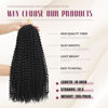 Picture of Dansama Passion Twist Hair Water Wave Braiding Hair for Butterfly Style Crochet Braids Bohemian Hair Extensions (18inch (Pack of 7), #1)