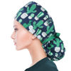 Picture of ABAMERICA Ponytail Scrub Caps for Women Surgical Caps Nurse Hat with Functional Ponytail Holder for Long Hair, Single or Satin-Lined