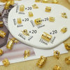Picture of 100pcs Gold Hair Jewelry for Braids Loc Jewelry Rings for Hair Adjustable Cuffs Dreadlocks Hair Beads for Women Braids Accessories